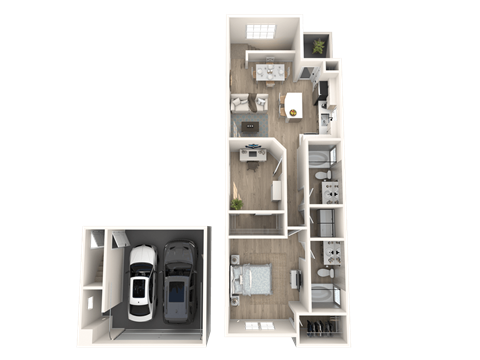 The Presley at Whitney Ranch Apartments King Creole Floor Plan